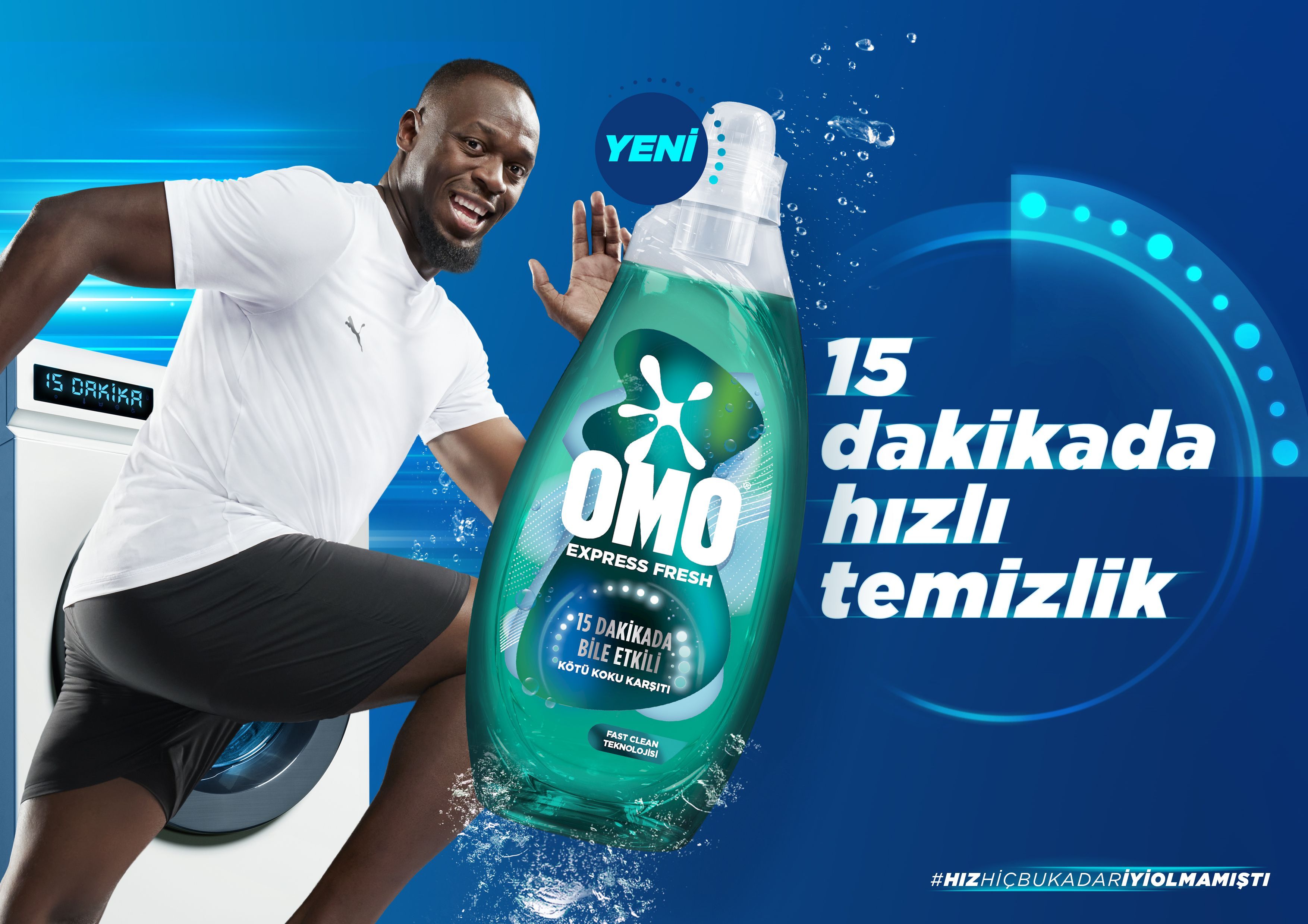 Yeni OMO Express Fresh 15 dakikada hızlı temizlik