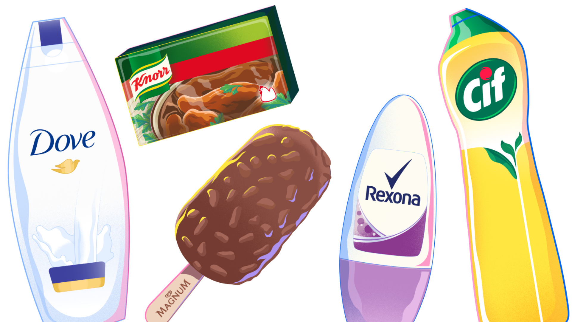 Çeşitli Unilever Ürünleri