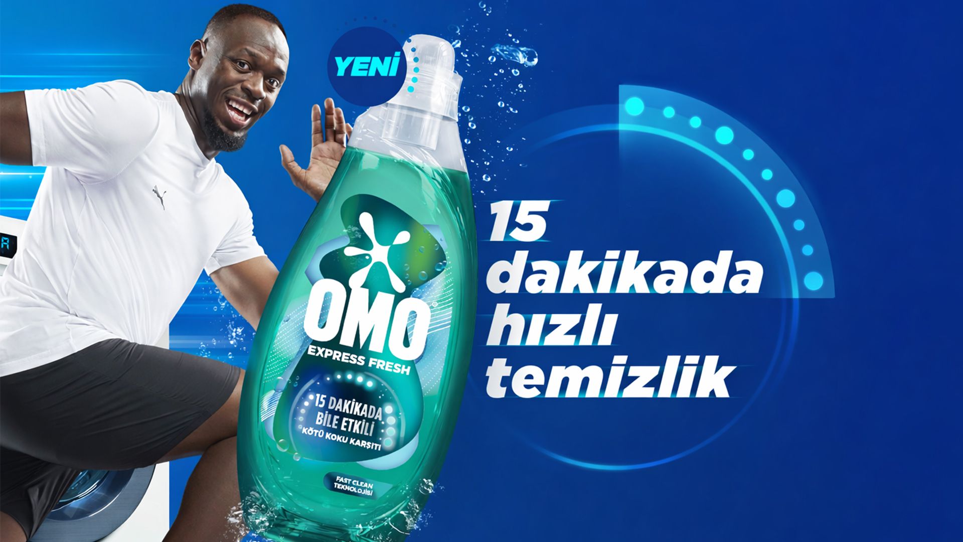 Yeni OMO Express Fresh 15 dakikada hızlı temizlik